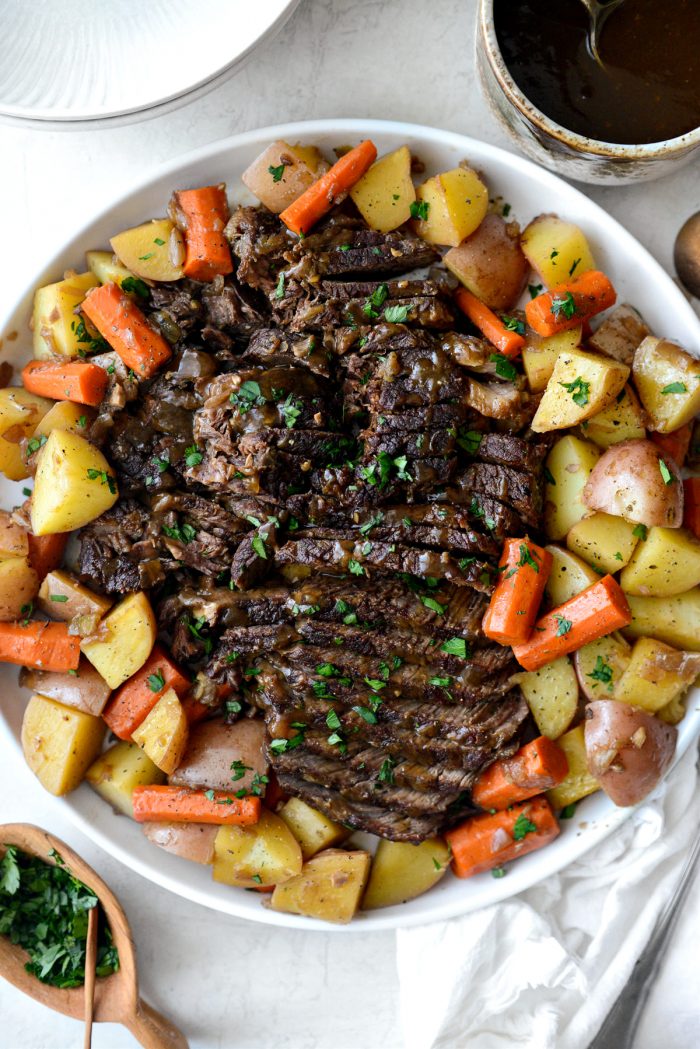 Easy Slow Cooker Pot Roast  Classic Recipe with Potatoes & Carrots