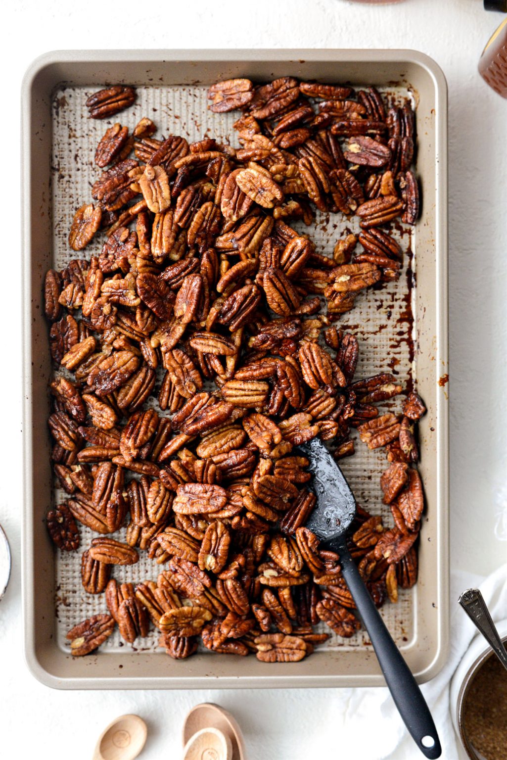 Honey Vanilla Bourbon Pecans Simply Scratch