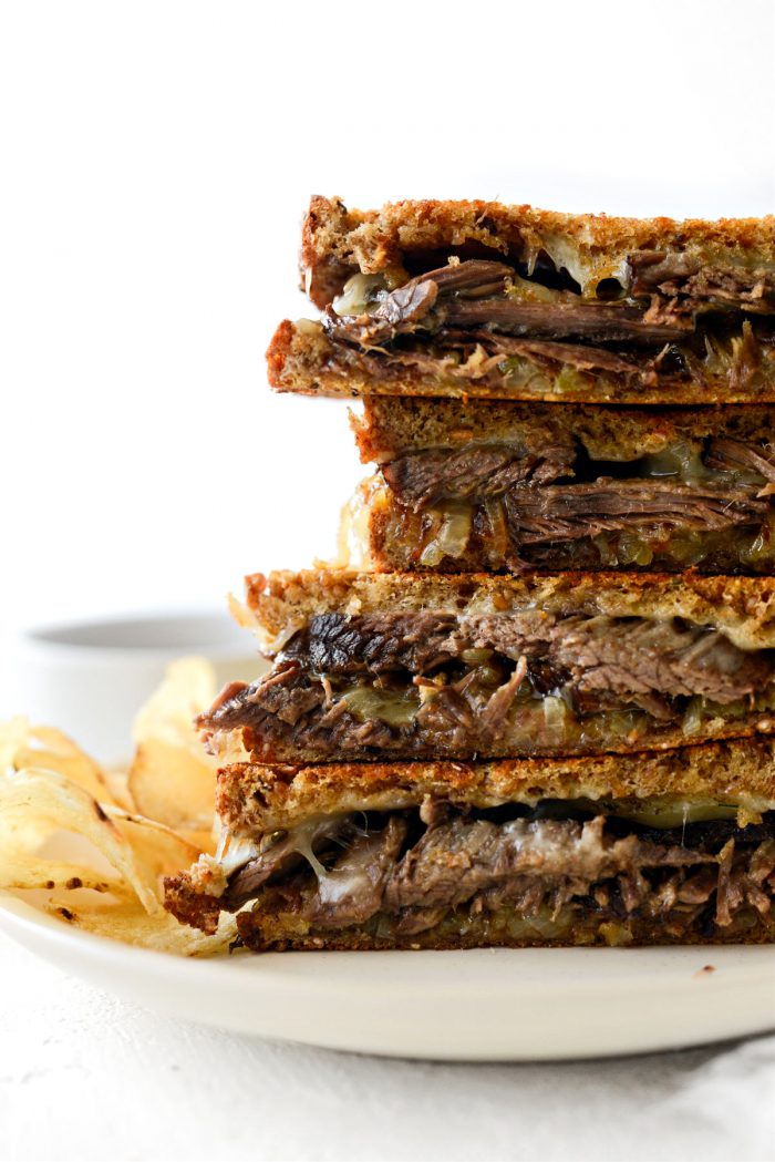 Pot Roast Grilled Cheese - Life's Ambrosia