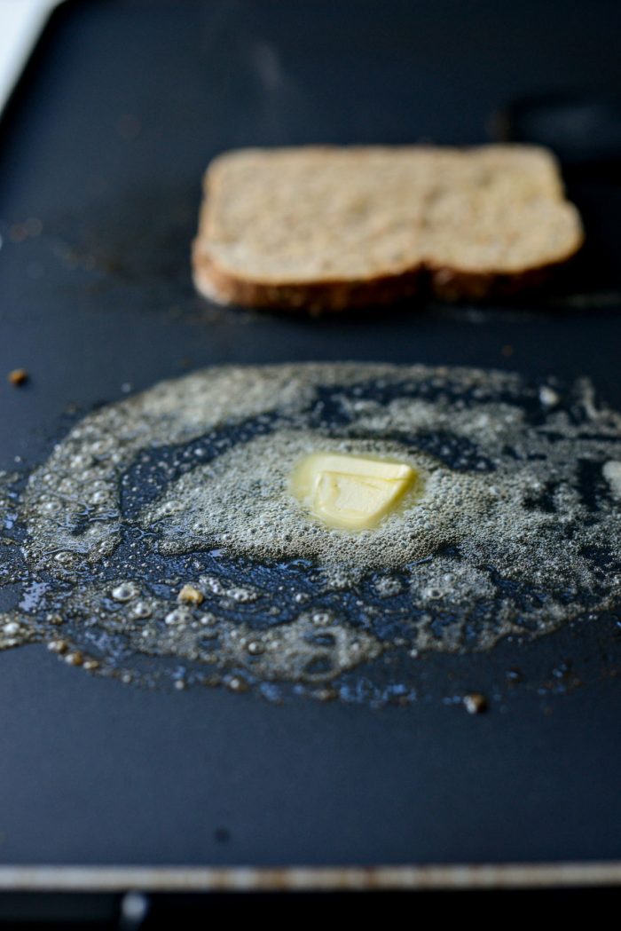 more butter on the griddle