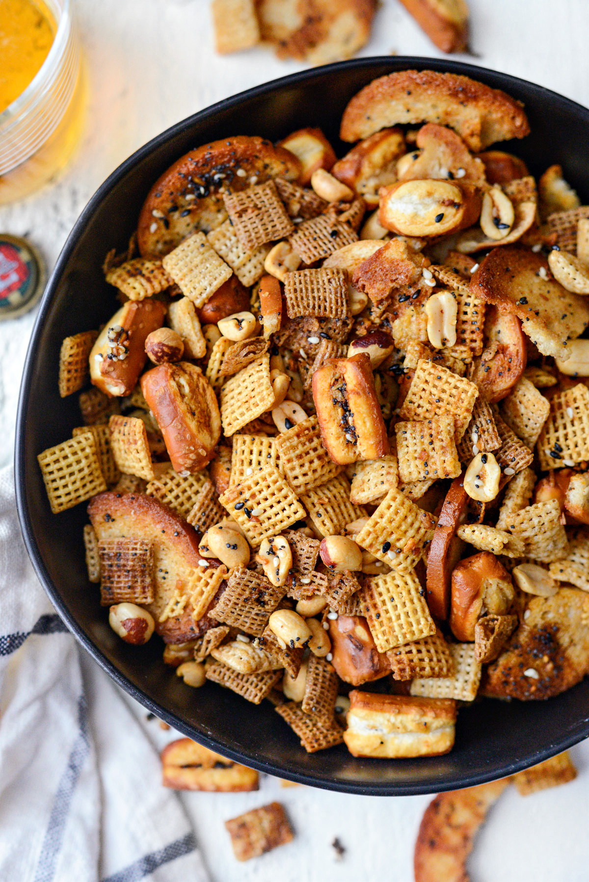 Everything Plus the Bagel Chex Mix Simply Scratch