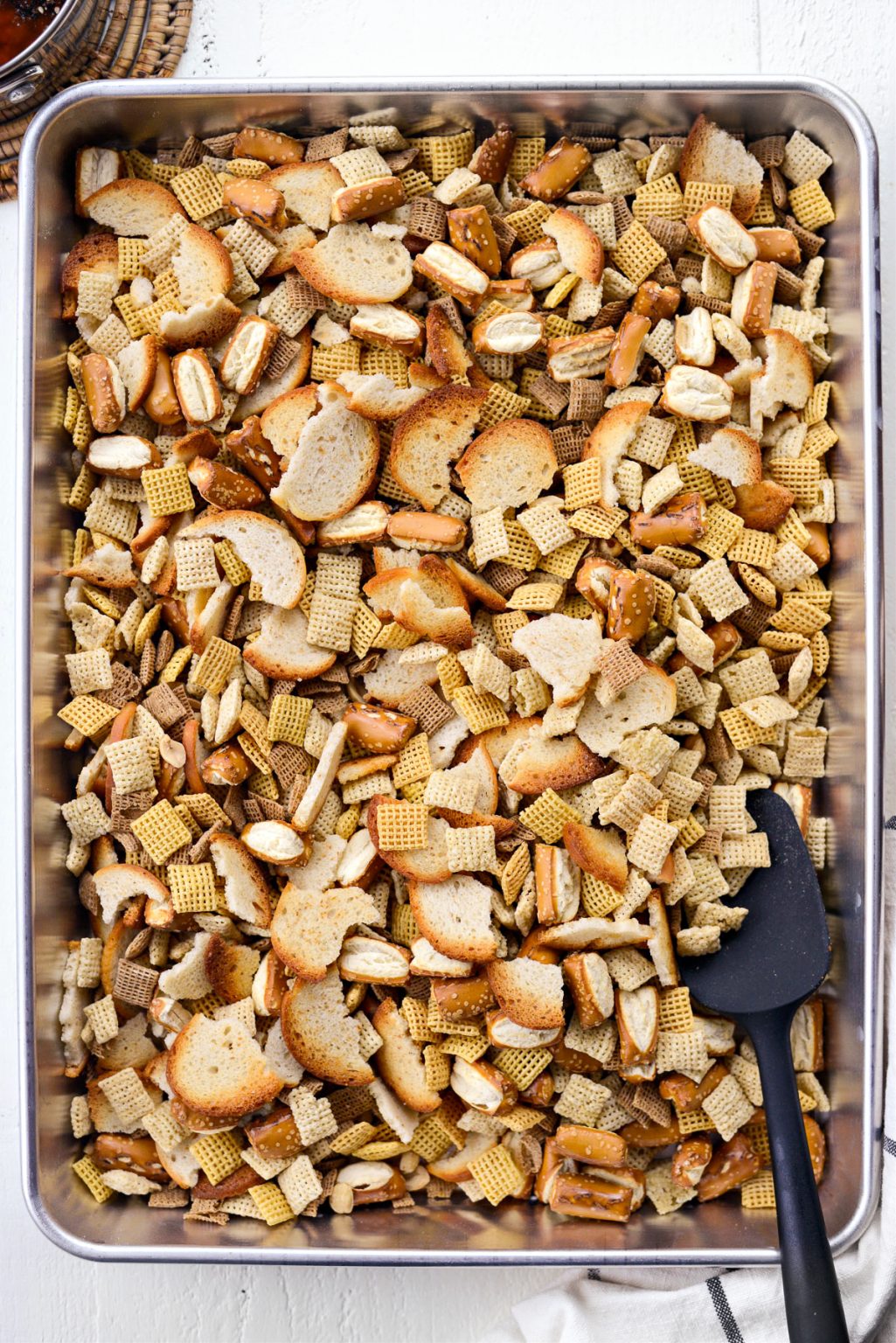 Everything Plus the Bagel Chex Mix Simply Scratch