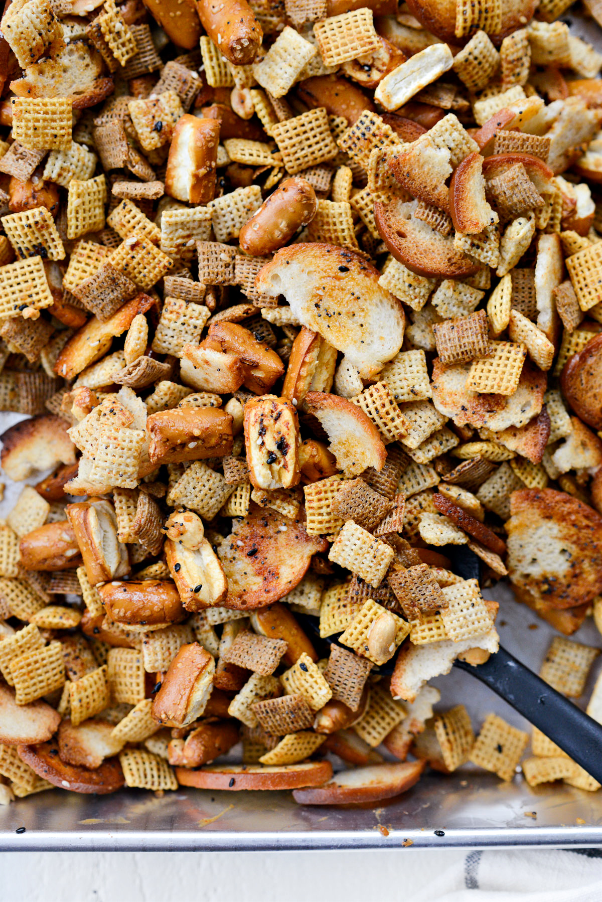 Everything Plus the Bagel Chex Mix Simply Scratch