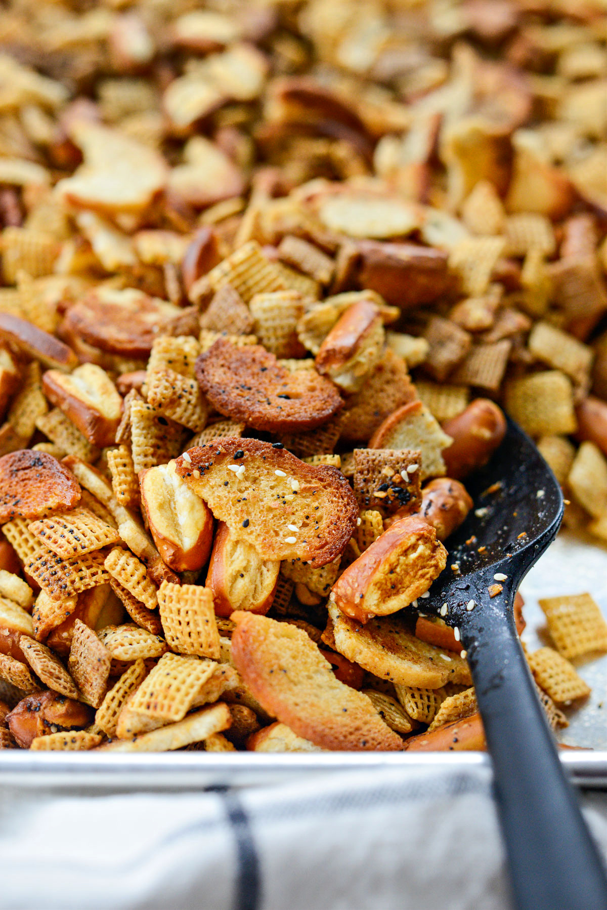 Everything Plus the Bagel Chex Mix Simply Scratch