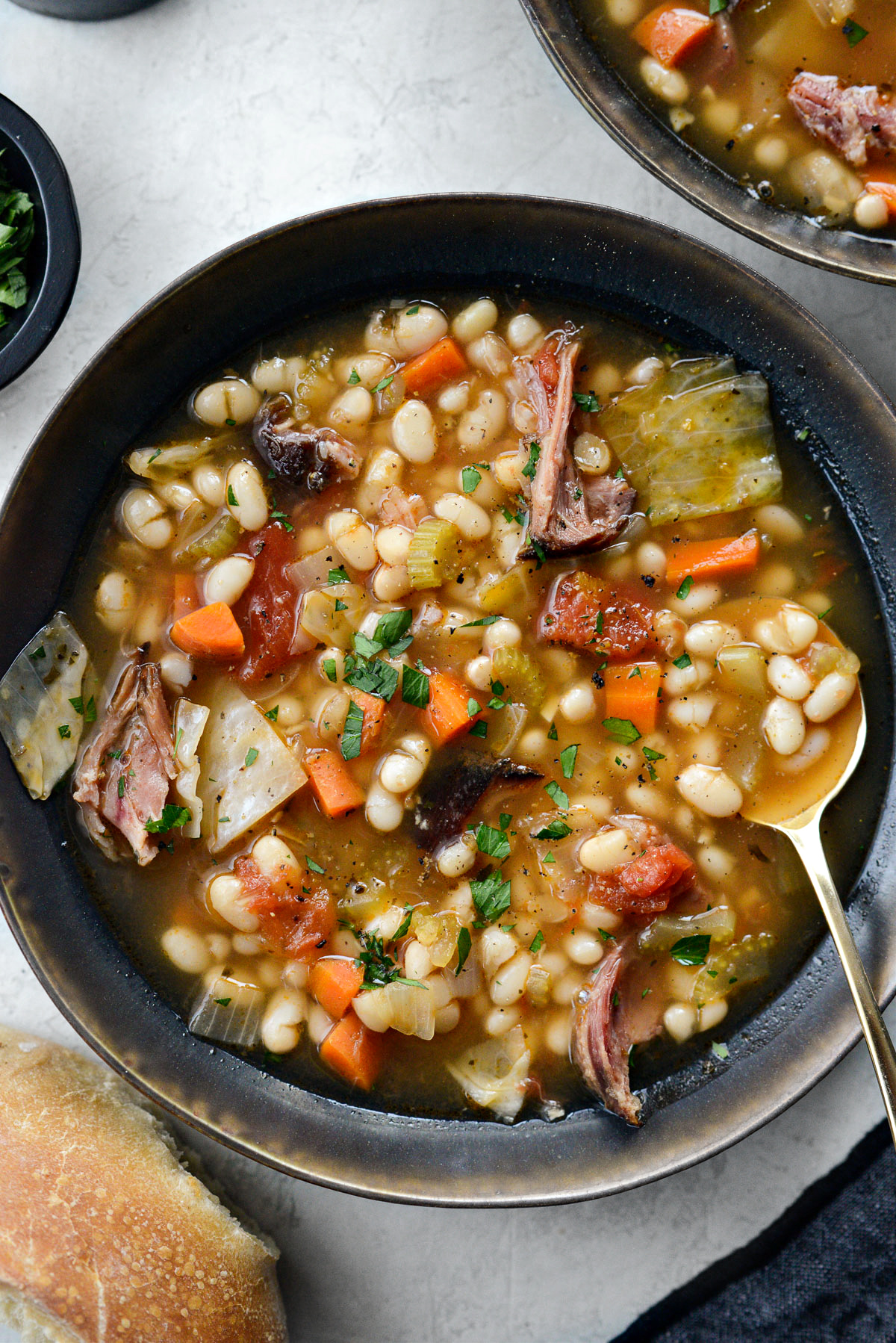 Rustic Ham and Bean Soup Simply Scratch