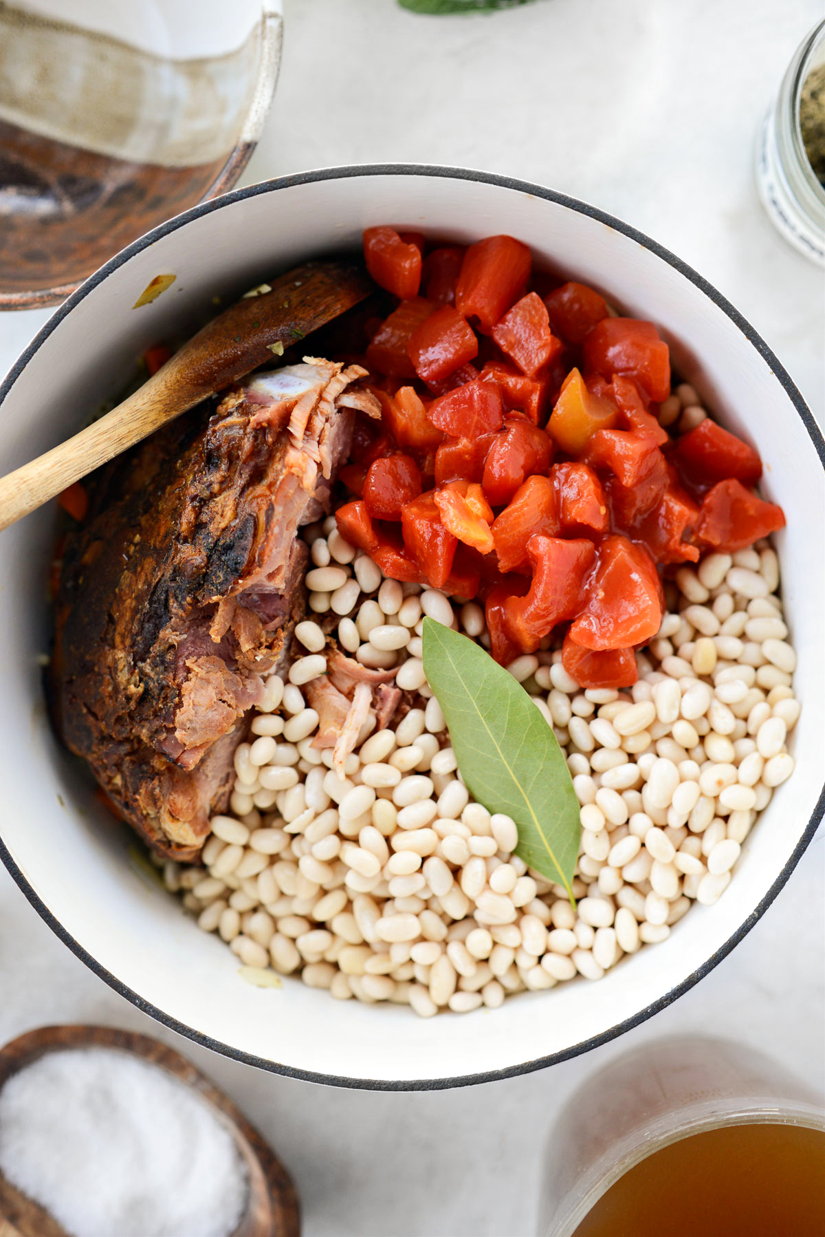 Rustic Ham and Bean Soup - Simply Scratch