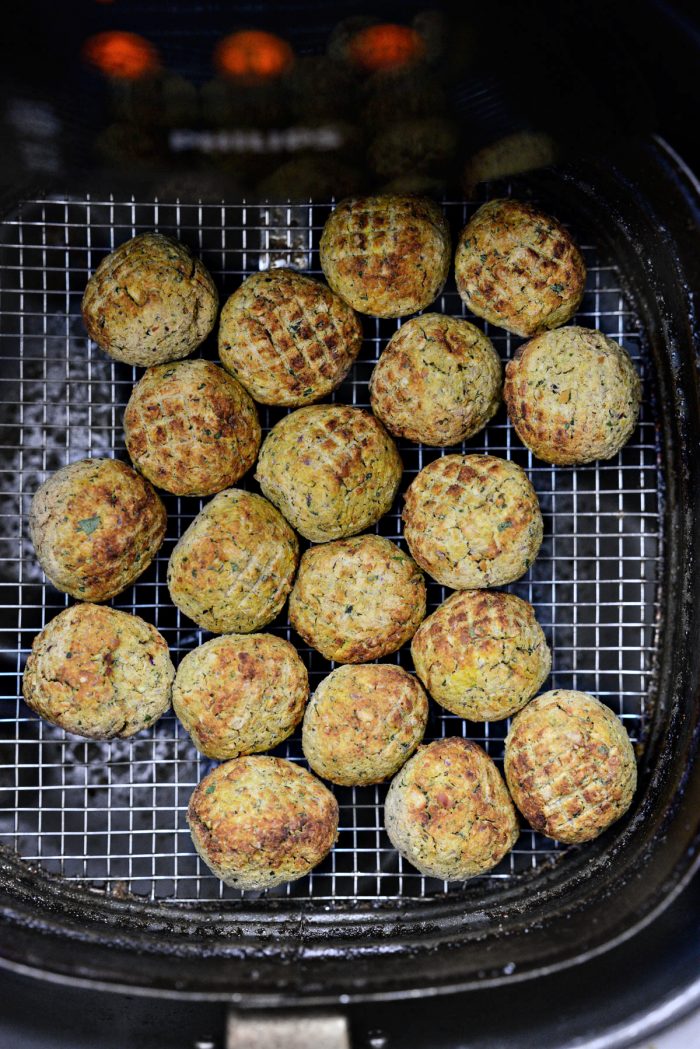 browned and fully cooked falafel