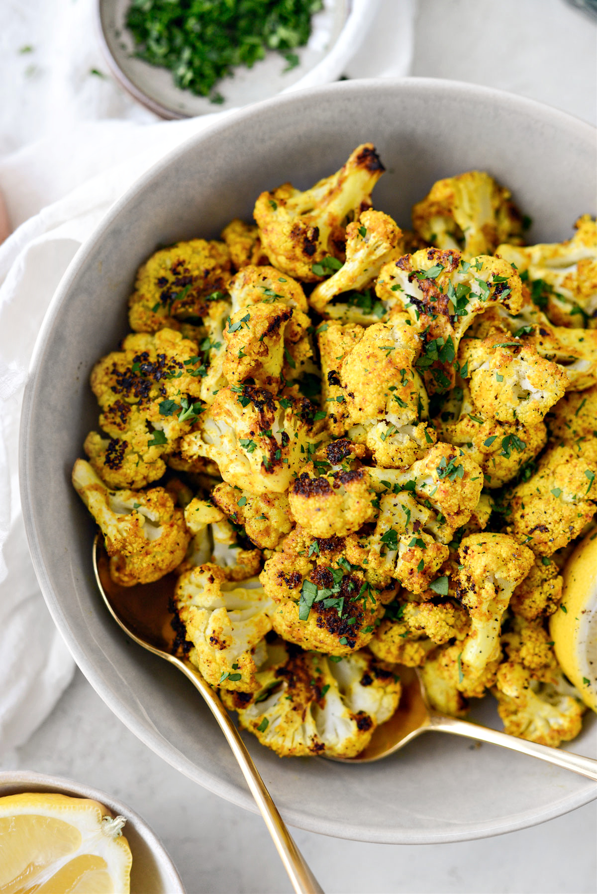 Roasted Curry Cauliflower Simply Scratch