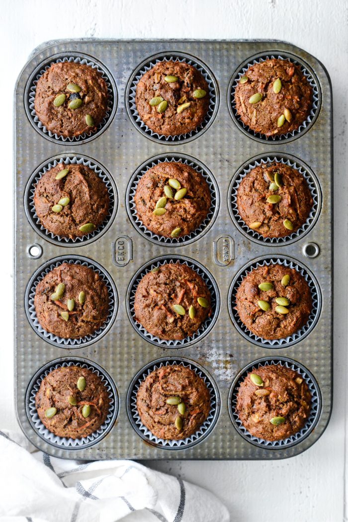 just baked Morning Glory Muffins