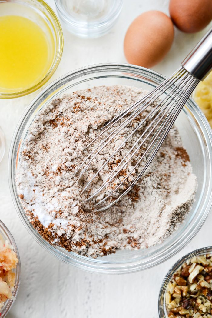 whisked dry ingredients