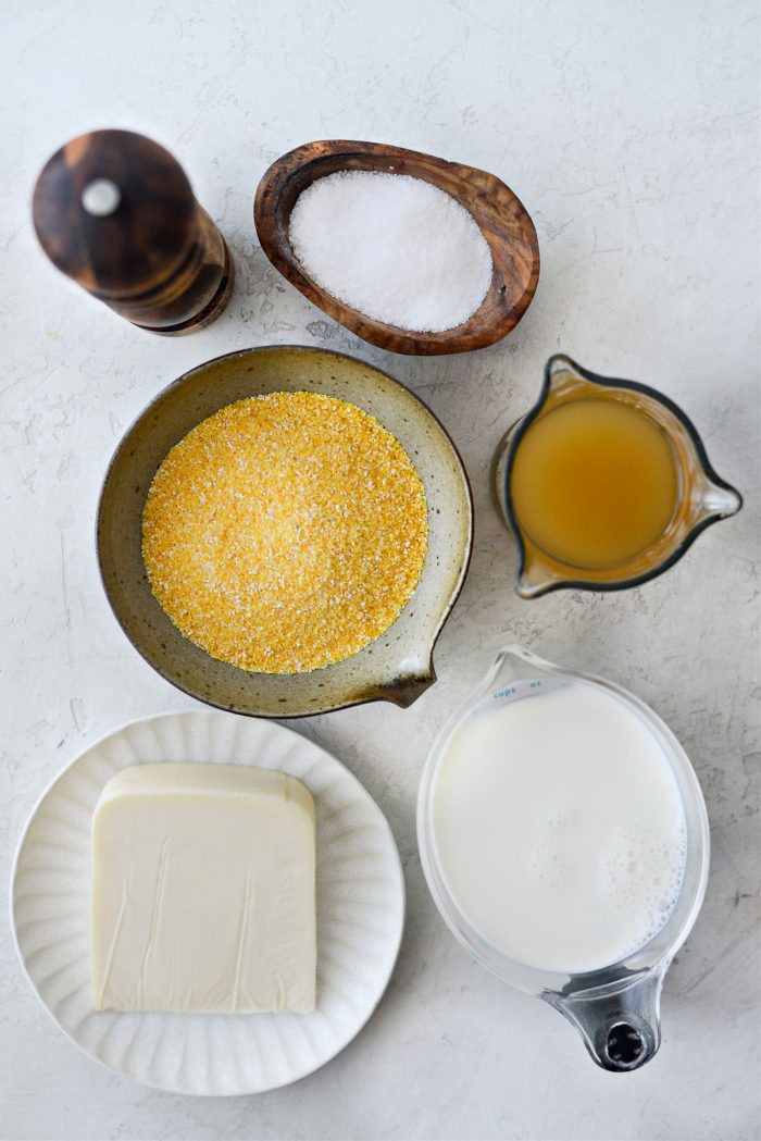 cheesy fontina grits ingredients