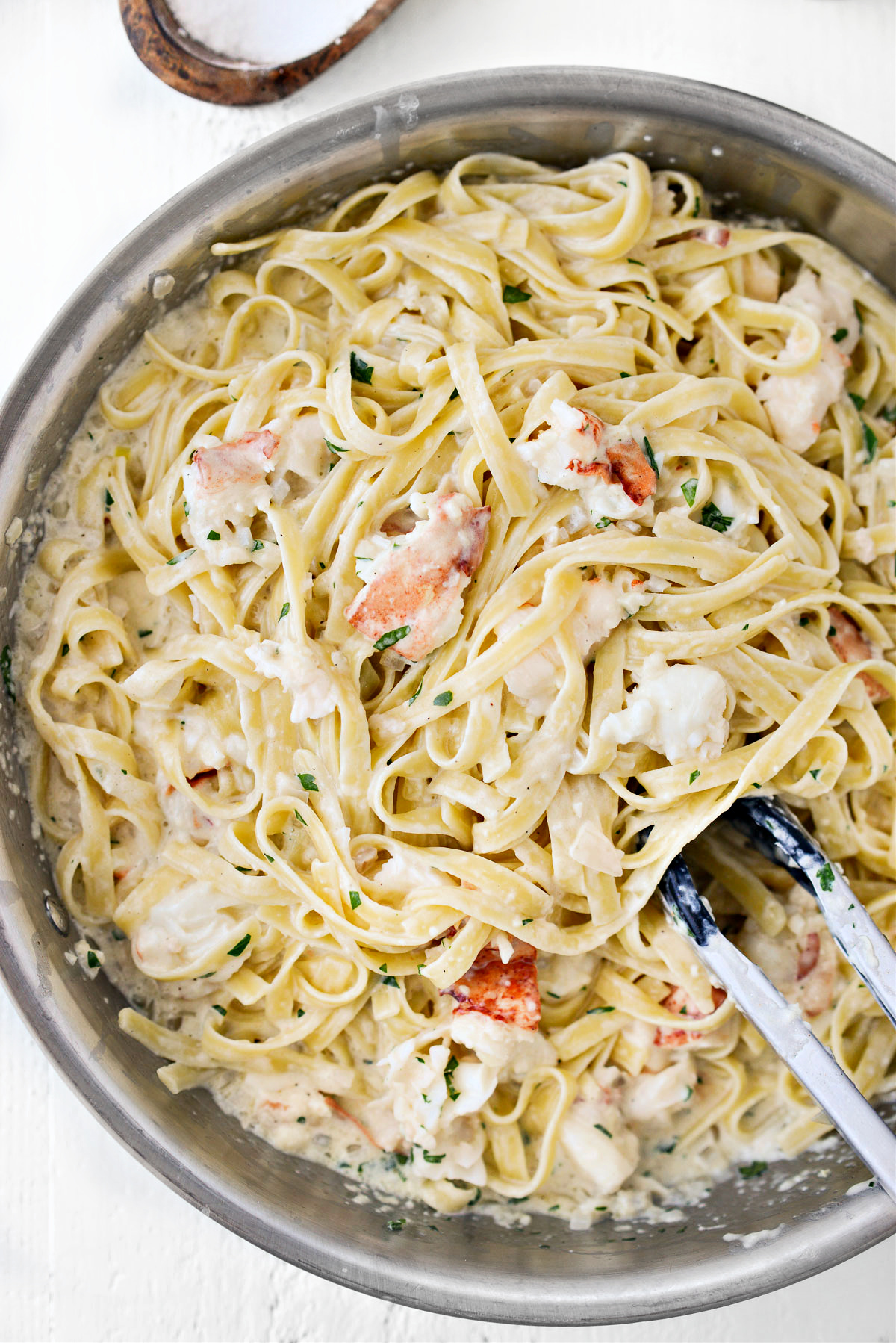 Garlicky Lobster Fettuccine Alfredo Simply Scratch