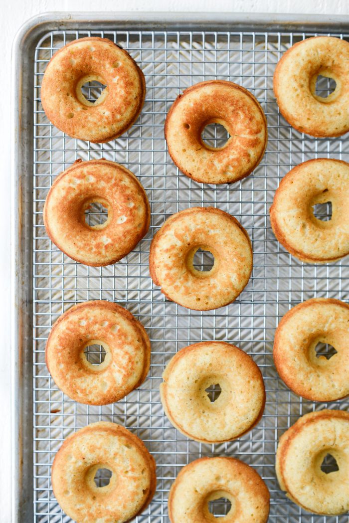 doughnuts on cooling rack