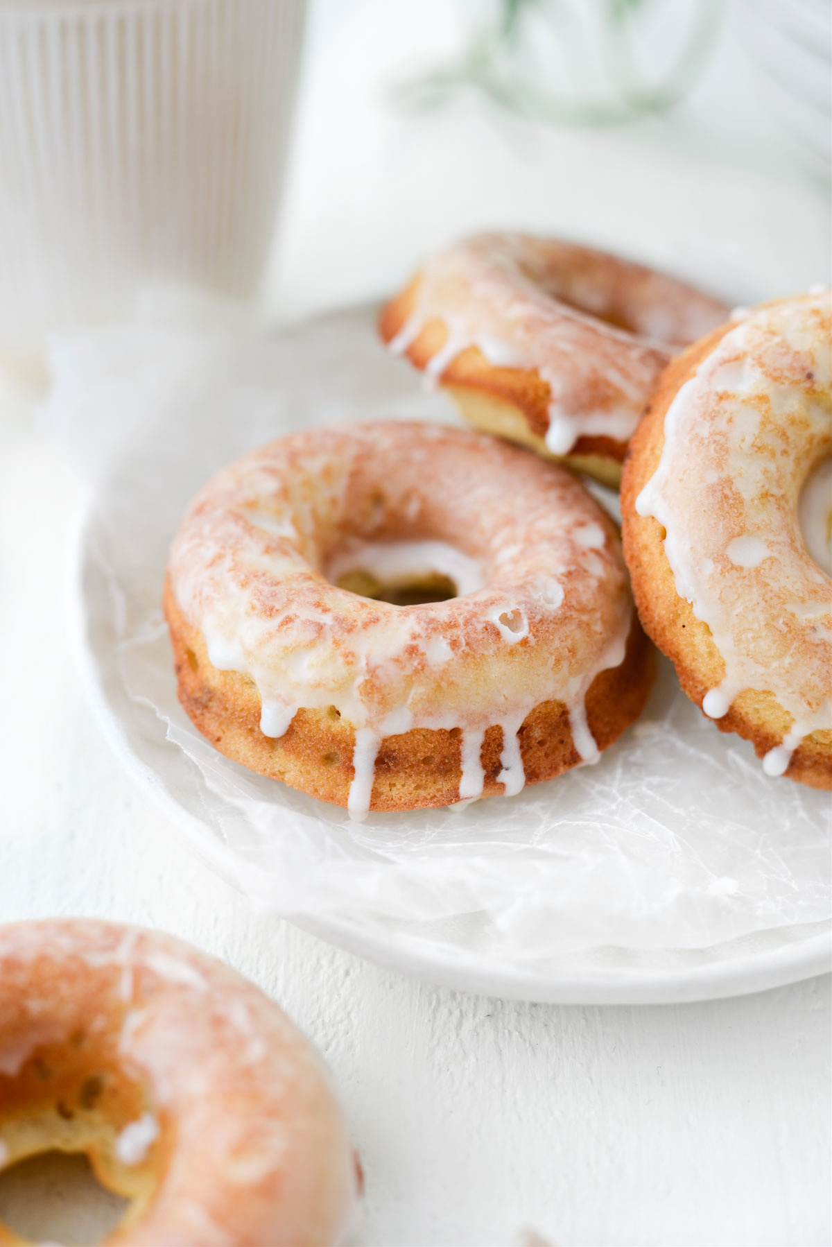 Glazed Buttermilk Cake Doughnuts Simply Scratch