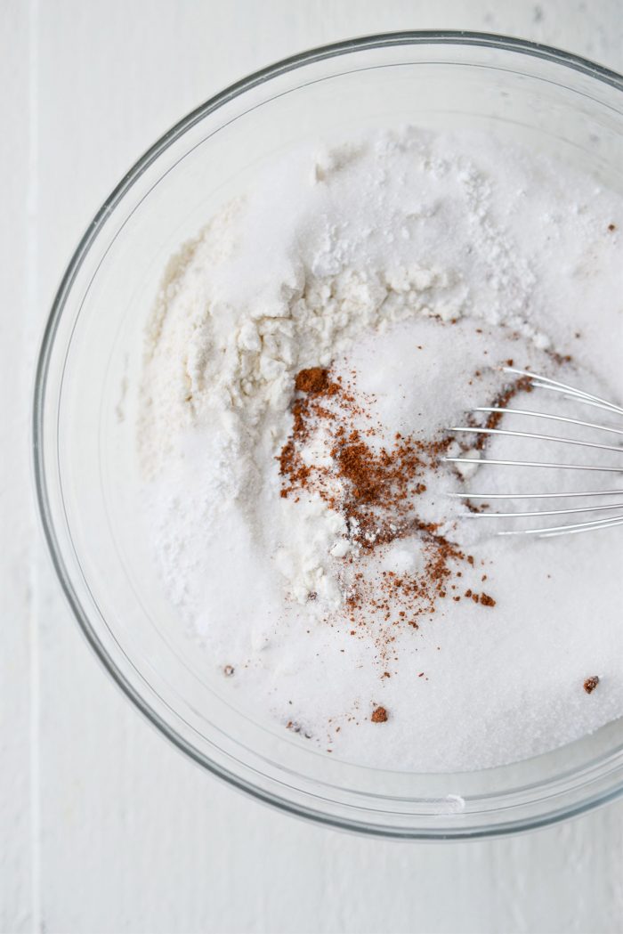 dry ingredients in a bowl