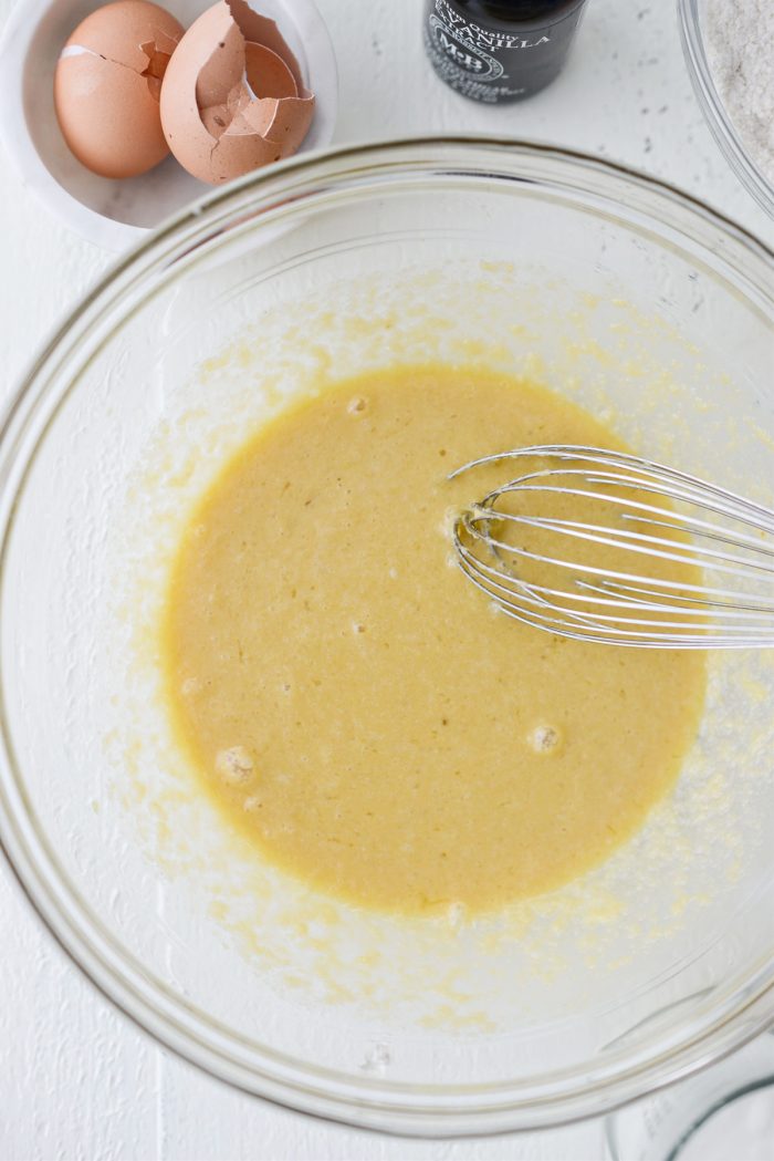 wet ingredients combined
