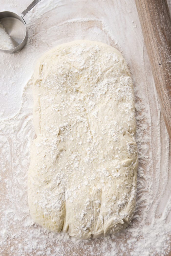 turn dough out onto clean floured surface