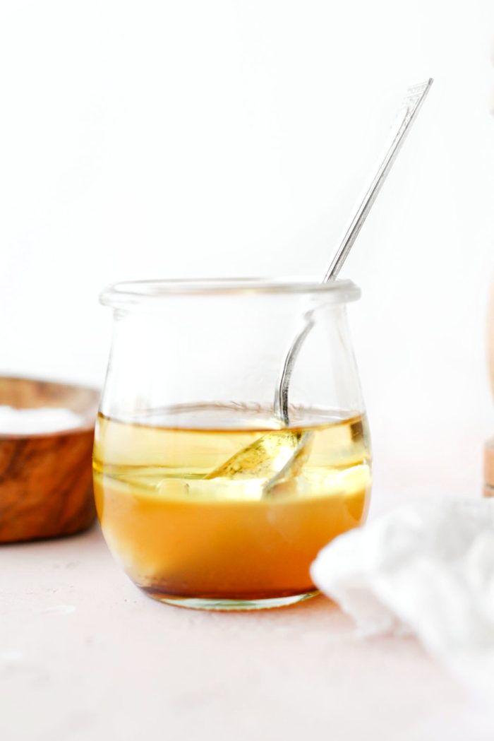 Salad Dressing, Cherry Winter Wheat Berry Salad Ingredients in a Jar