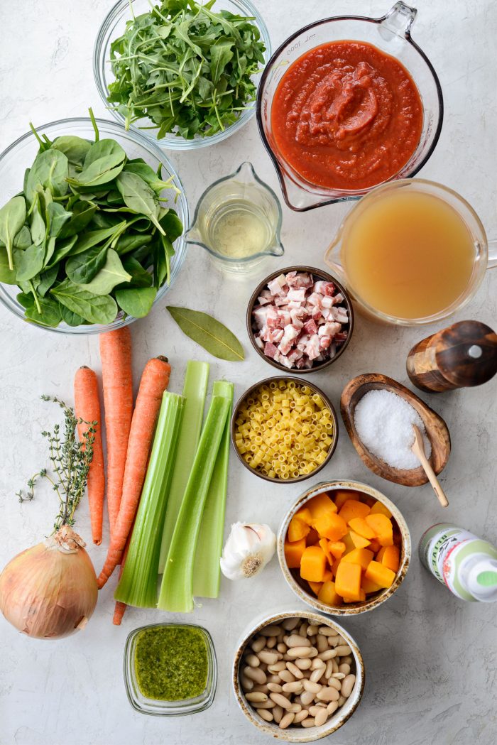 Ina Garten's Winter Minestrone ingredients