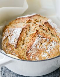 Irish Soda Bread in dutch oven