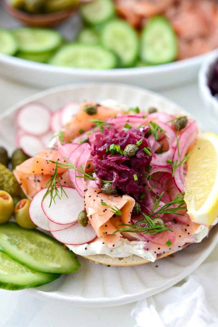 Bagel and Lox Brunch Spread