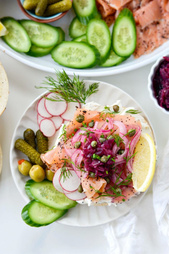 Bagel and Lox Brunch Spread