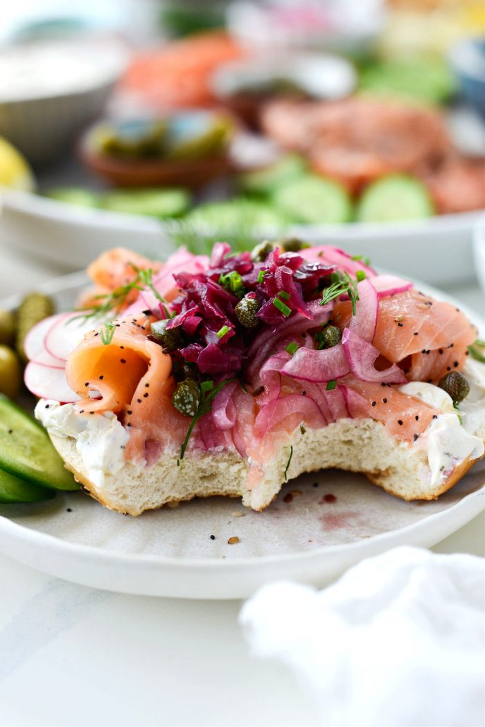 Bagel and Lox Brunch Spread