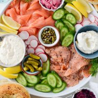 Bagel and Lox Brunch Spread