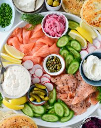 Bagel and Lox Brunch Spread