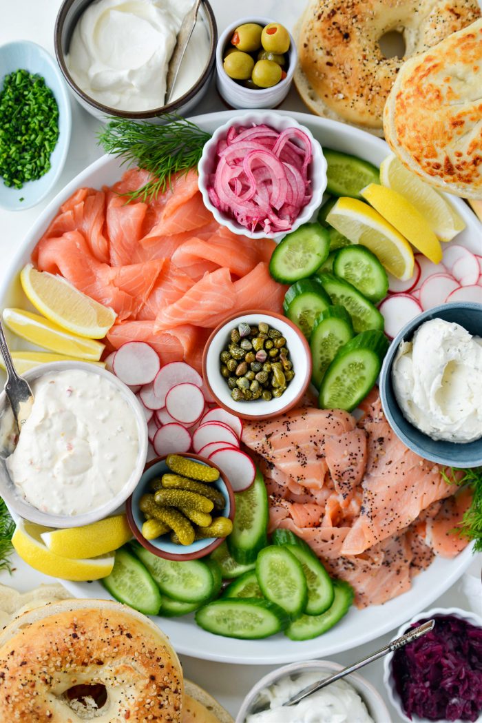 Bagel and Lox Brunch Spread