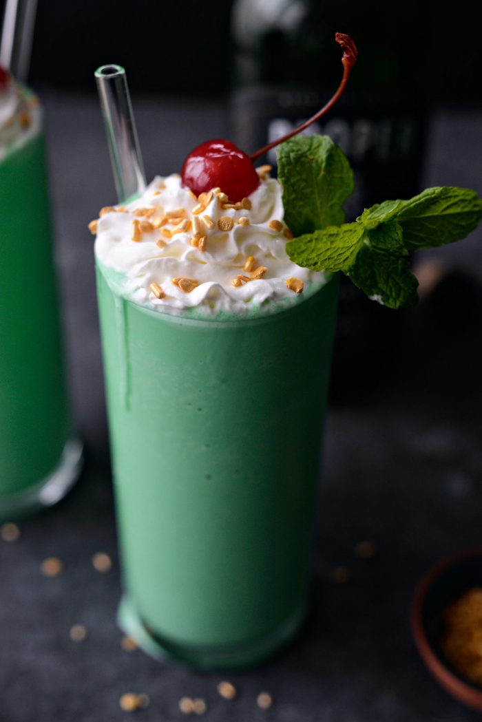 Boozy Shamrock Shake 