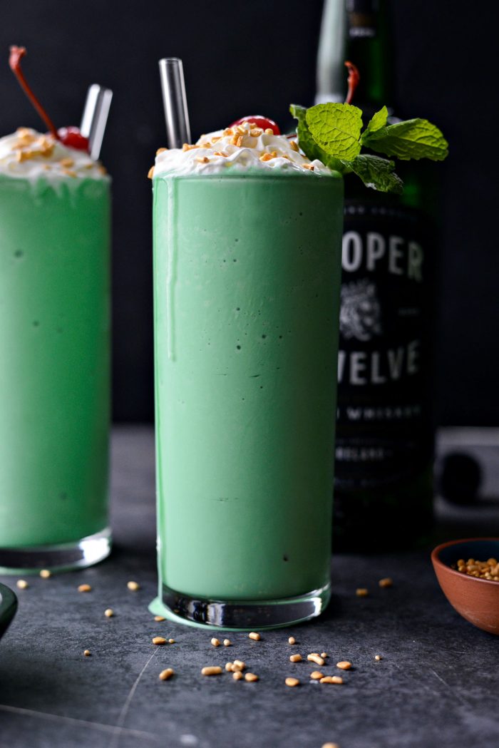 Boozy Shamrock Shake 