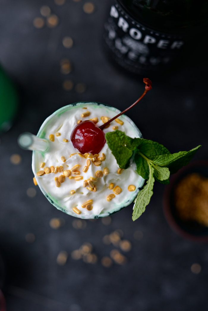 Boozy Shamrock Shake 