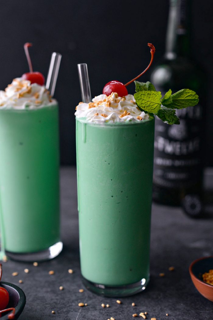 Boozy Shamrock Shake 