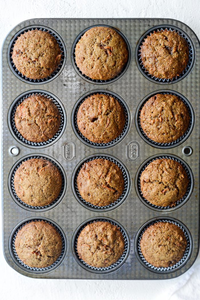 just baked Carrot Cake Cupcakes