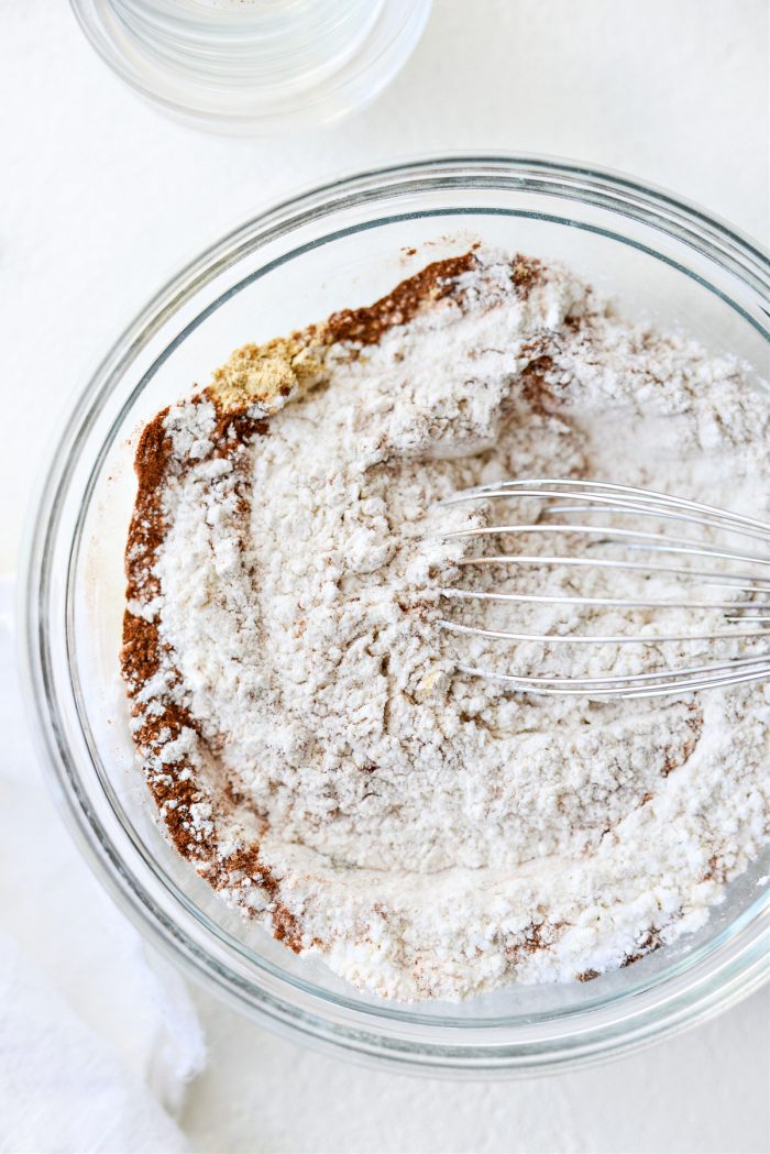 whisked dry ingredients