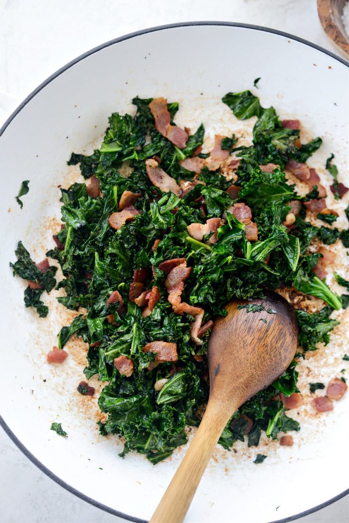 sauteed kale and bacon