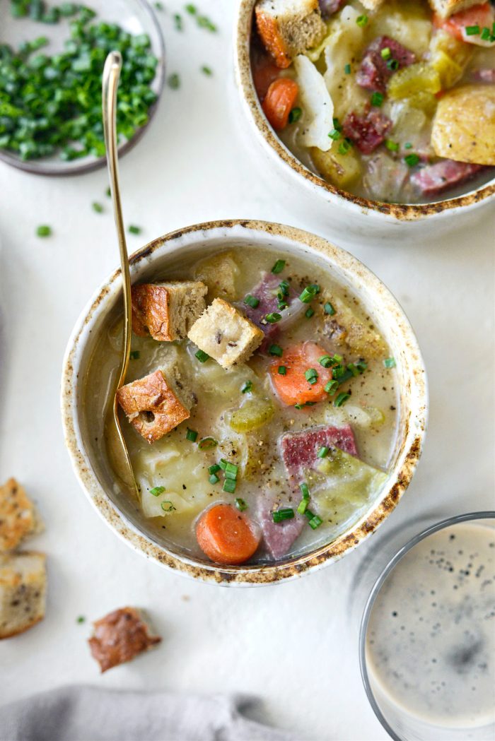 Corned Beef and Cabbage Chowder l Recipes to Make On St. Patrick's Day