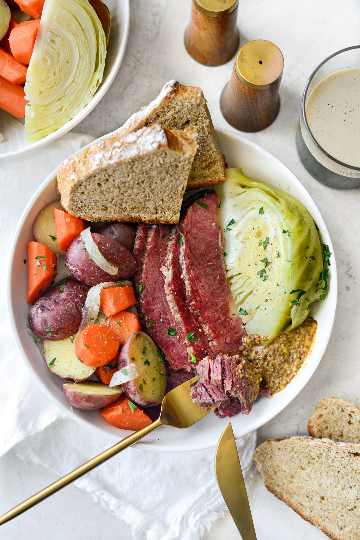 Corned beef and cabbage simply scratch