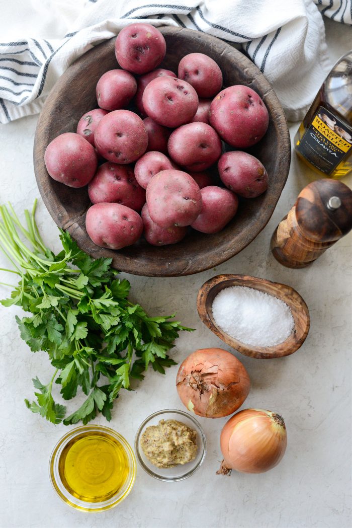 Dijon Roasted Redskin Potatoes ingredients