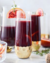 Vanilla Blood Orange Mimosas