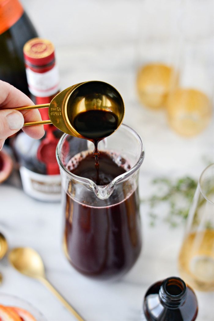 Vanilla Blood Orange Mimosas