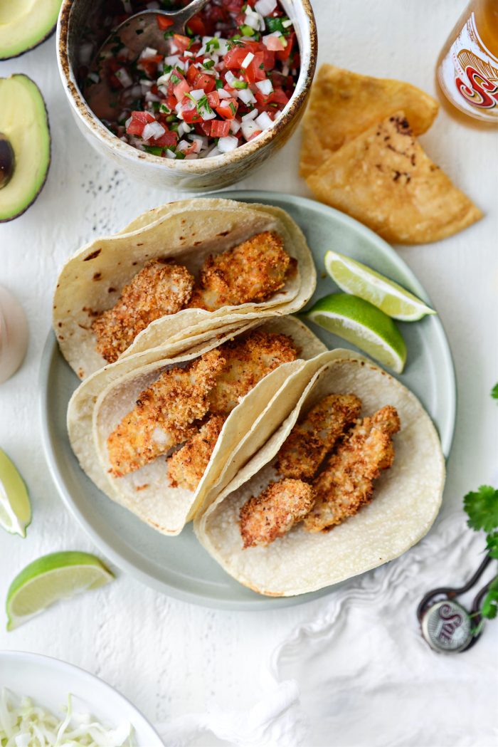 fish in tortillas