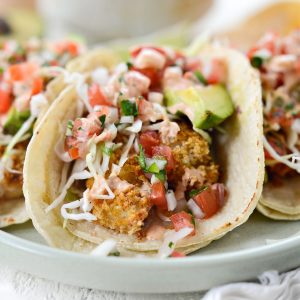 Air Fryer Baja Fish Tacos