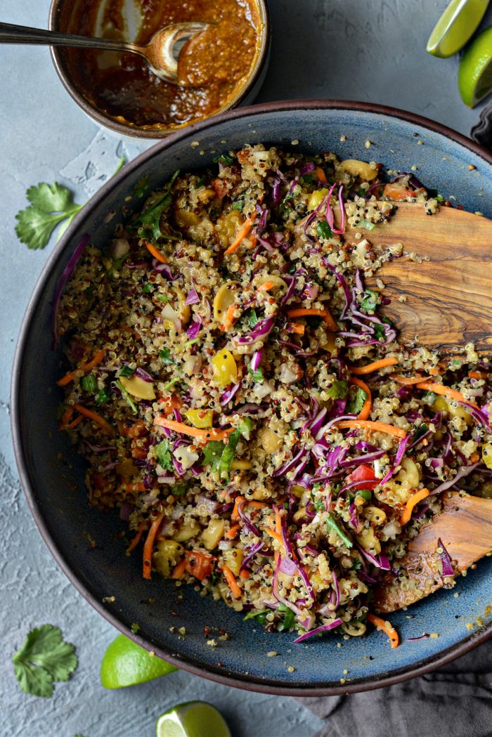 Crunchy Cashew Thai Quinoa Salad