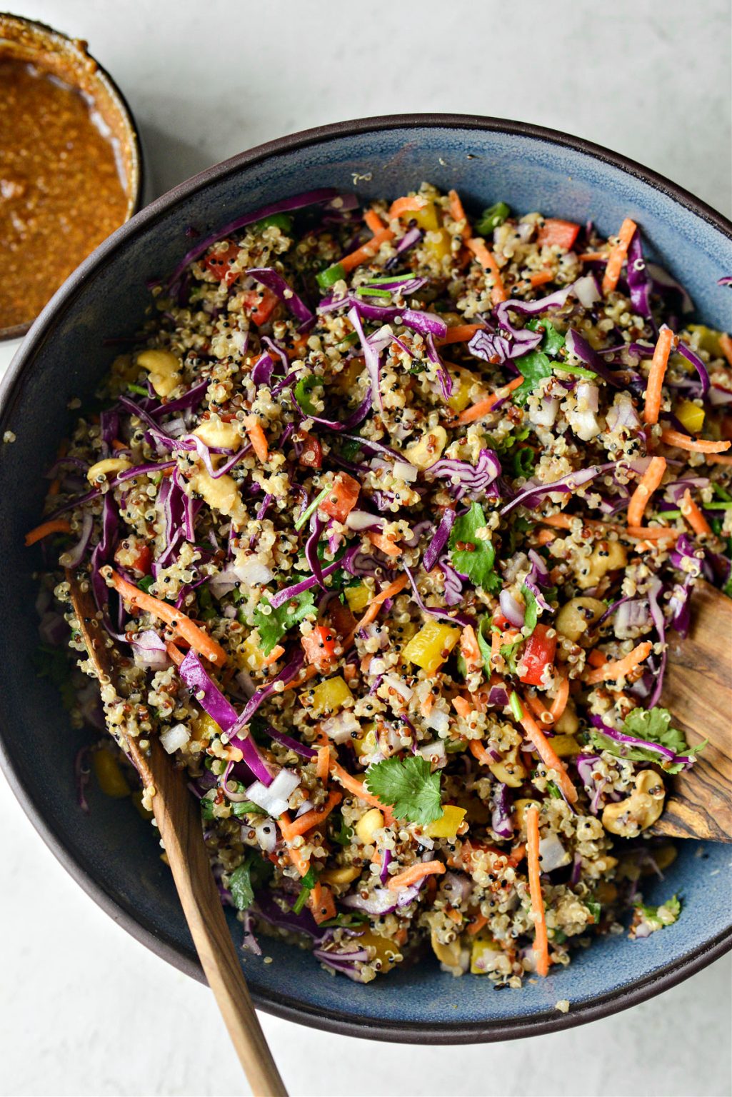 Crunchy Cashew Thai Quinoa Salad Simply Scratch