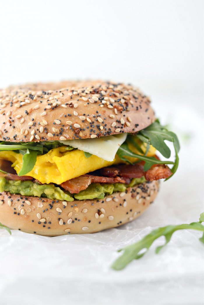 Everything Bagel Breakfast Sandwich