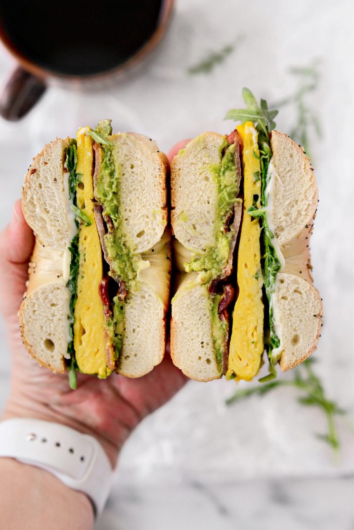 Everything Bagel Breakfast Sandwich