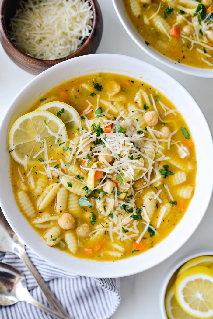 Lemon Chickpea Soup