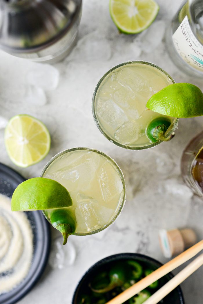 Spicy Jalapeno Margaritas